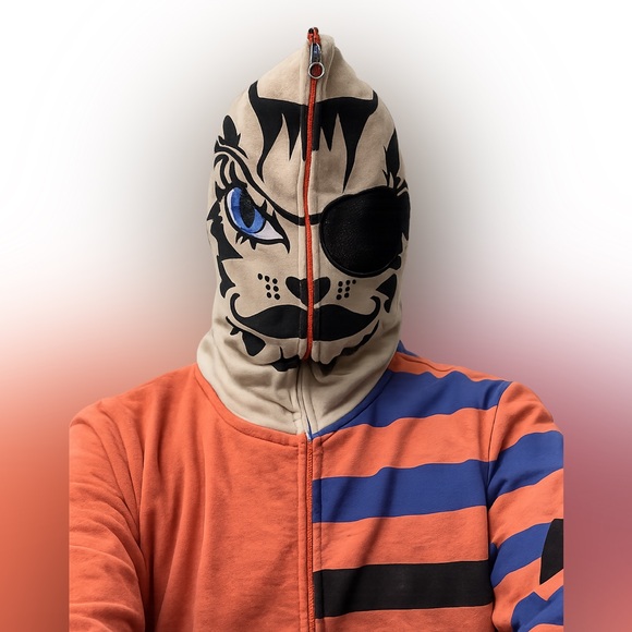 Volcom Tops - 🛹 Volcom Mustache Facezip Hoodie - Size L - Skate Snowboard Y2K 🏂